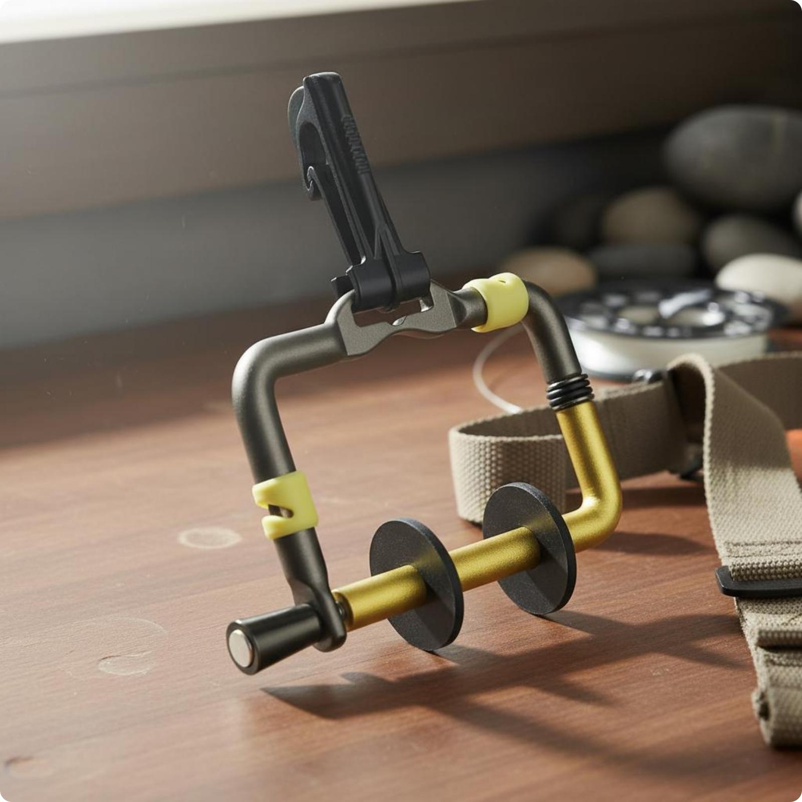 Fishing Line Dispenser - Vislijnhouder met veerclip, een veilige hulpmiddel
