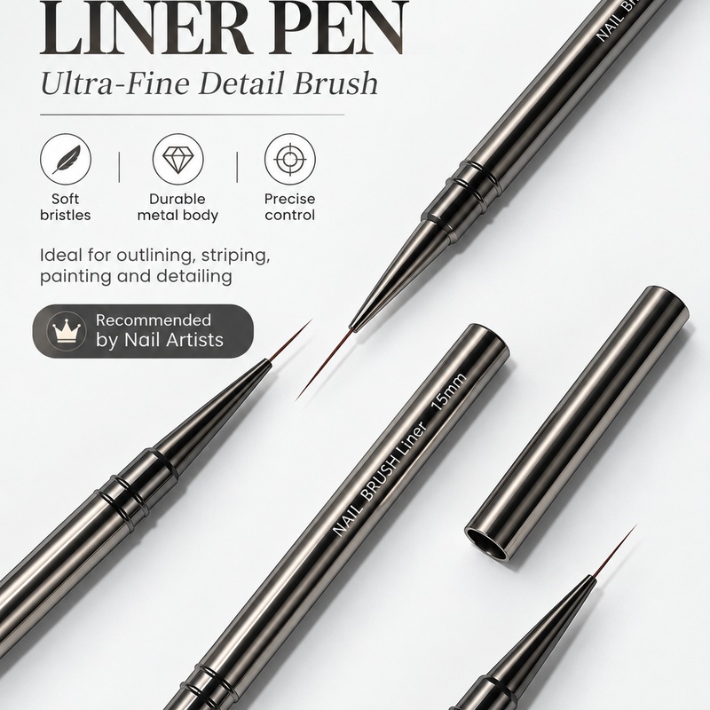 Ultrafijne nagellijnborstel 6- - Tippet Line recensie en prijs